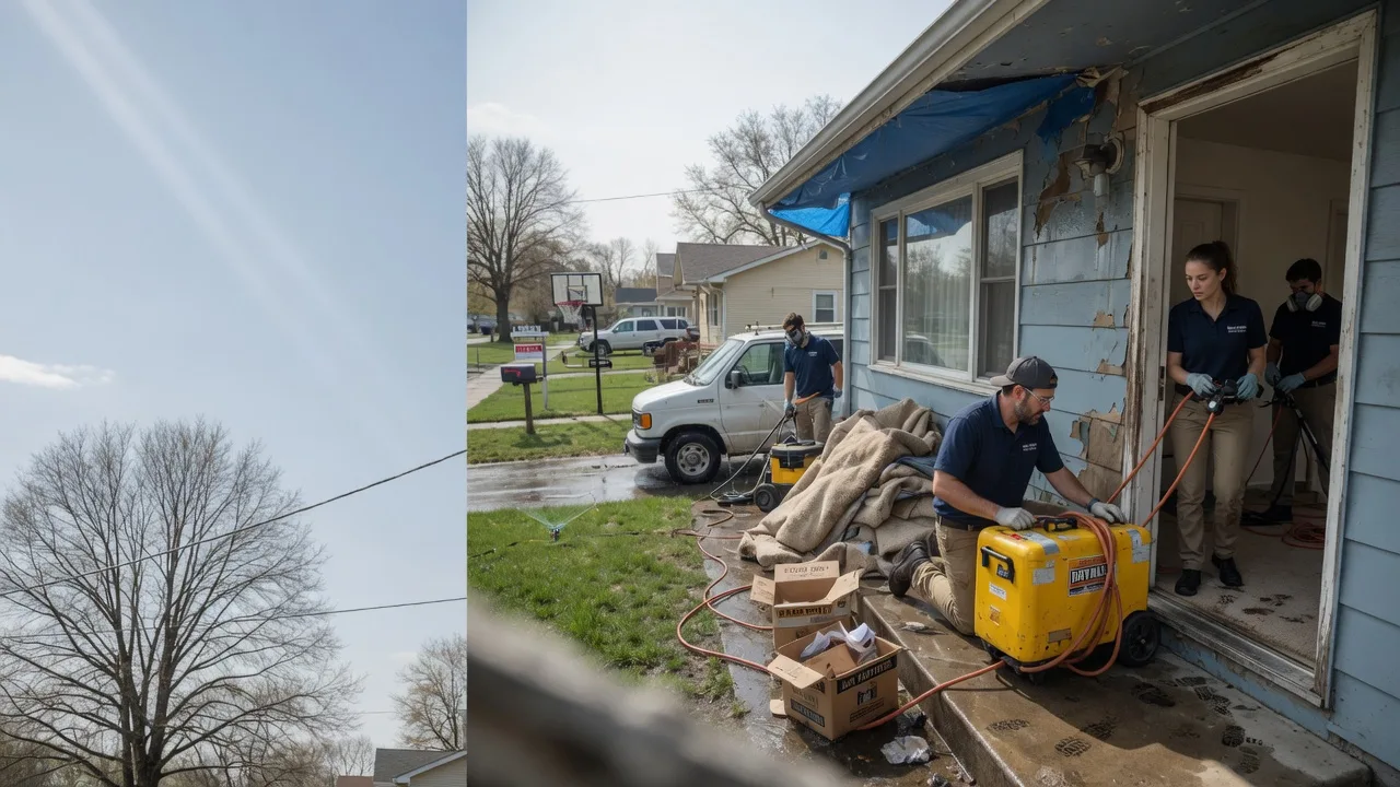 Basement Flood Cleanup in Colfax, IN near me